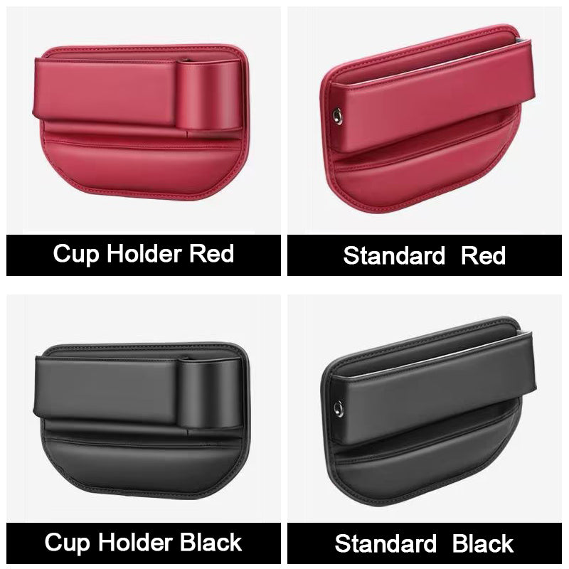 🚗Car Seat Slot Storage Box with Cup (Customizable logo )
