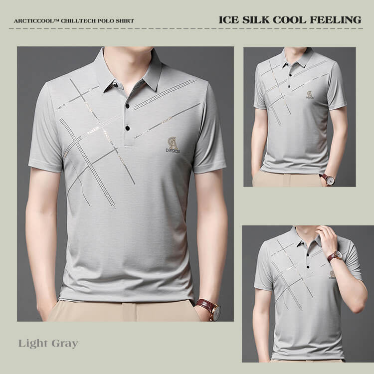 🥶ArcticCool™ ChillTech Polo Shirts 100 ❄Men‘s Quick-Drying CoolEase Polo Shirt