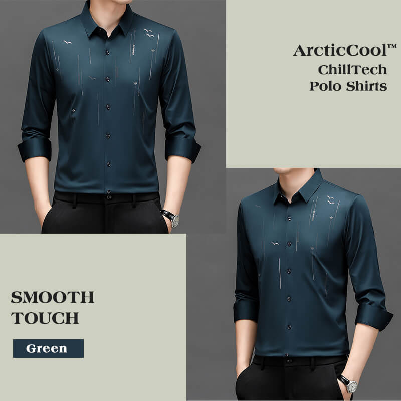 🥶ArcticCool™ ChillTech Hawaii Style Polo Shirts❄Men‘s Quick-Drying CoolEase Polo Shirt