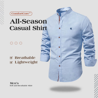 ComfortCore™ All-Season Shirt 🔥Men’s Lightweight and Breathable Shirt