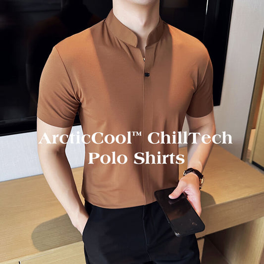 🥶ArcticCool™ ChillTech Polo Shirts 102 ❄Men‘s Quick-Drying CoolEase Polo Shirt