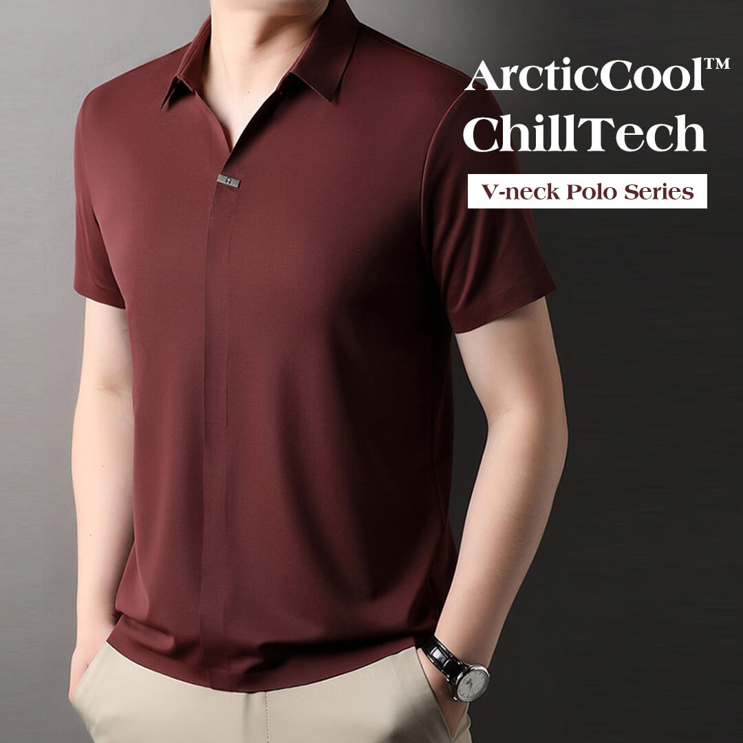 ArcticCool™ ChillTech V-Neck Polo Shirt