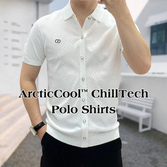 🥶ArcticCool™ ChillTech Polo Shirts 101 ❄Men‘s Quick-Drying CoolEase Shirt