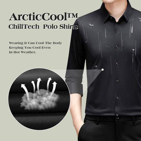 🥶ArcticCool™ ChillTech Hawaii Style Polo Shirts❄Men‘s Quick-Drying CoolEase Polo Shirt