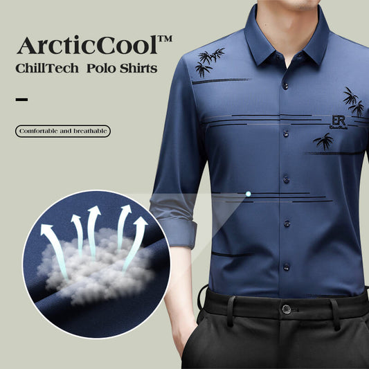 🥶ArcticCool™ ChillTech Bamboo Style Polo Shirts❄Men‘s Quick-Drying CoolEase Polo Shirt