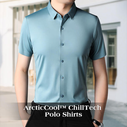 🥶ArcticCool™ ChillTech Busines Shirts❄Men‘s Quick-Drying CoolEase Shirt