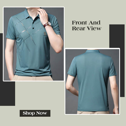 🥶ArcticCool™ ChillTech Polo Shirts 100 ❄Men‘s Quick-Drying CoolEase Polo Shirt