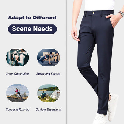 Breathable and Lightweight Men's Suit Pants