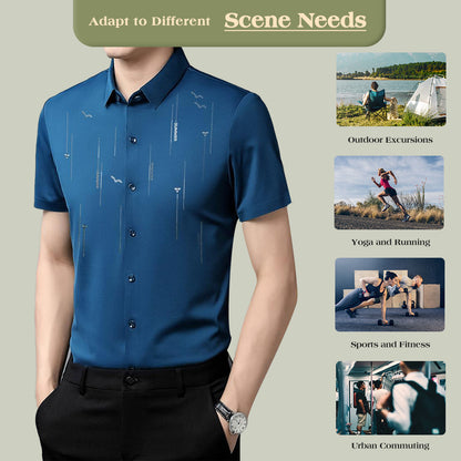 🥶ArcticCool™ ChillTech Hawaii Style Polo Shirts❄Men‘s Quick-Drying CoolEase Polo Shirt