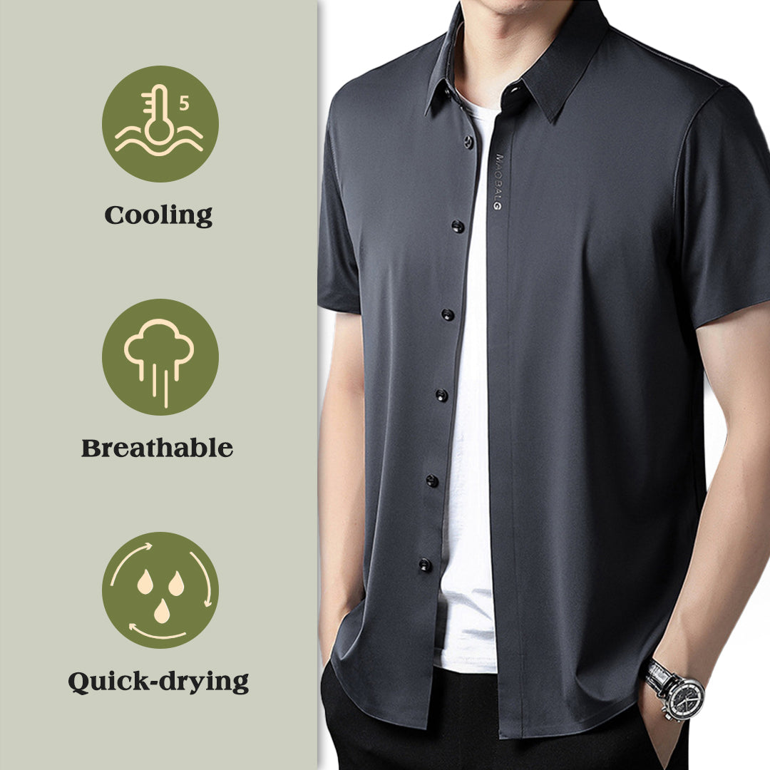 🥶ArcticCool™ ChillTech Polo Shirts❄Men‘s Quick-Drying CoolEase Polo Shirt