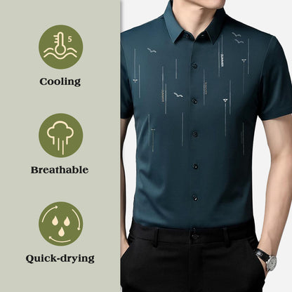 🥶ArcticCool™ ChillTech Hawaii Style Polo Shirts❄Men‘s Quick-Drying CoolEase Polo Shirt