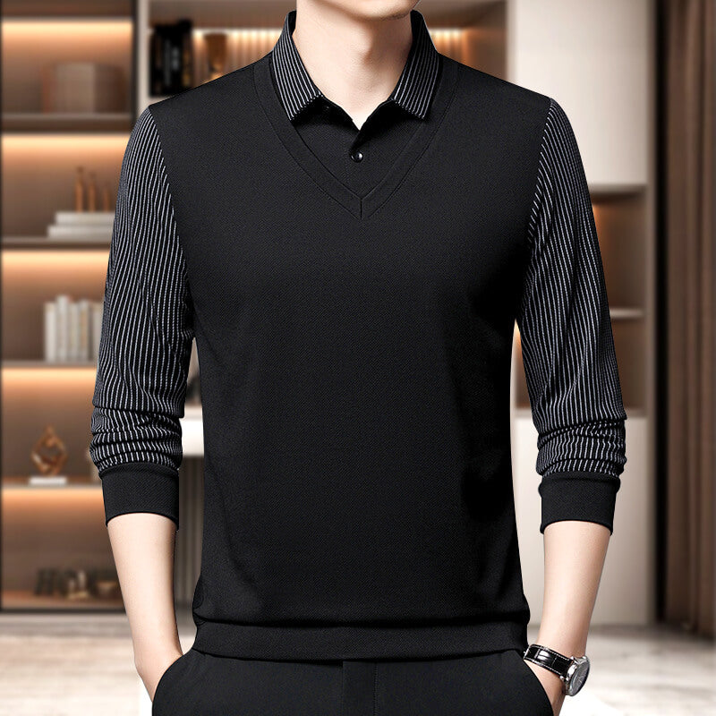 Men's Stretch 2-in-1 Long Sleeve Polo