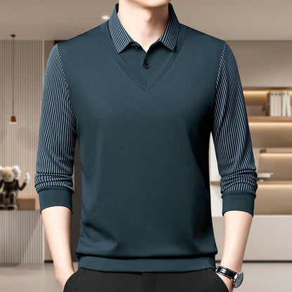 Men's Stretch 2-in-1 Long Sleeve Polo