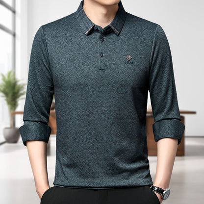 Men's Cozy Knit Long Sleeve Sweatshirt