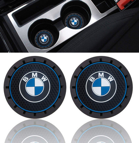 4 Pcs Car Cup Holder Insert Coaster with Logo