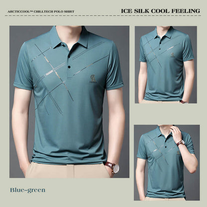 🥶ArcticCool™ ChillTech Polo Shirts 100 ❄Men‘s Quick-Drying CoolEase Polo Shirt