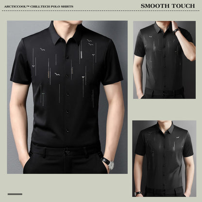 🥶ArcticCool™ ChillTech Hawaii Style Polo Shirts❄Men‘s Quick-Drying CoolEase Polo Shirt