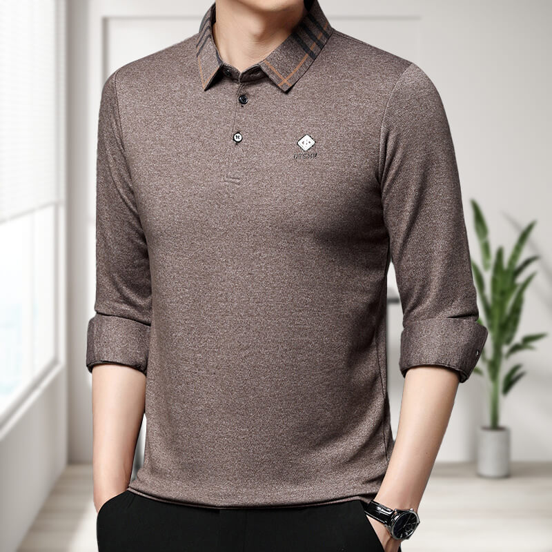 Men's Cozy Knit Long Sleeve Sweatshirt