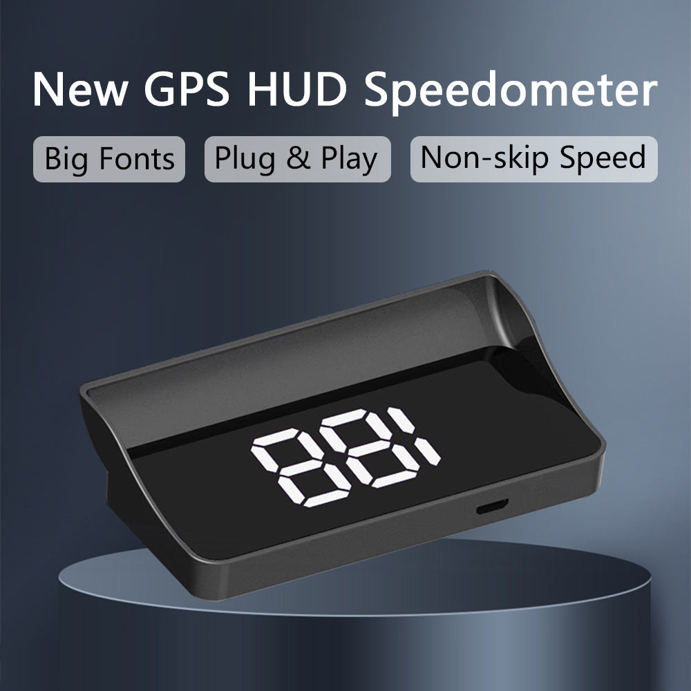 NEW GPS HUD SPEEDOMETER Suitable for All Car Models مناسب لجميع أنواع السيارات