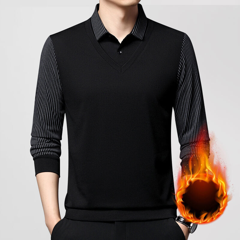 Men's Stretch 2-in-1 Long Sleeve Polo