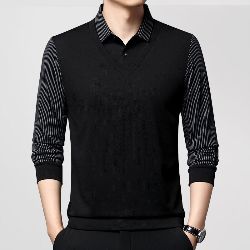 Men's Stretch 2-in-1 Long Sleeve Polo