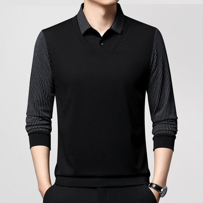 Men's Stretch 2-in-1 Long Sleeve Polo