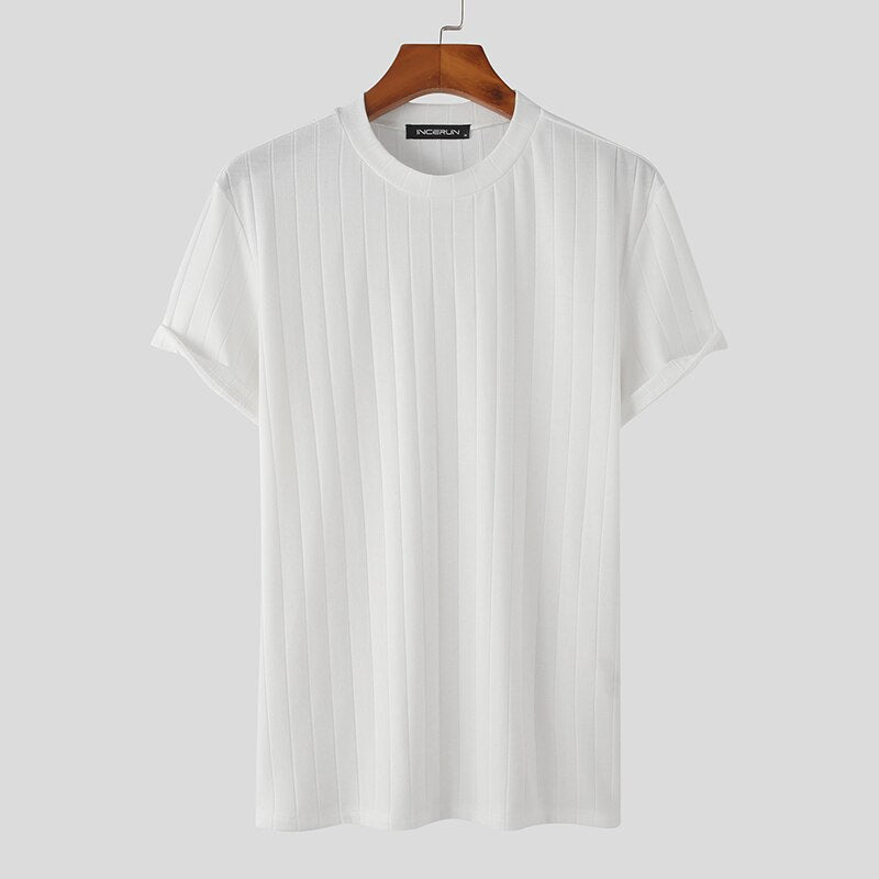 Antonios Striped Solid T-Shirt
